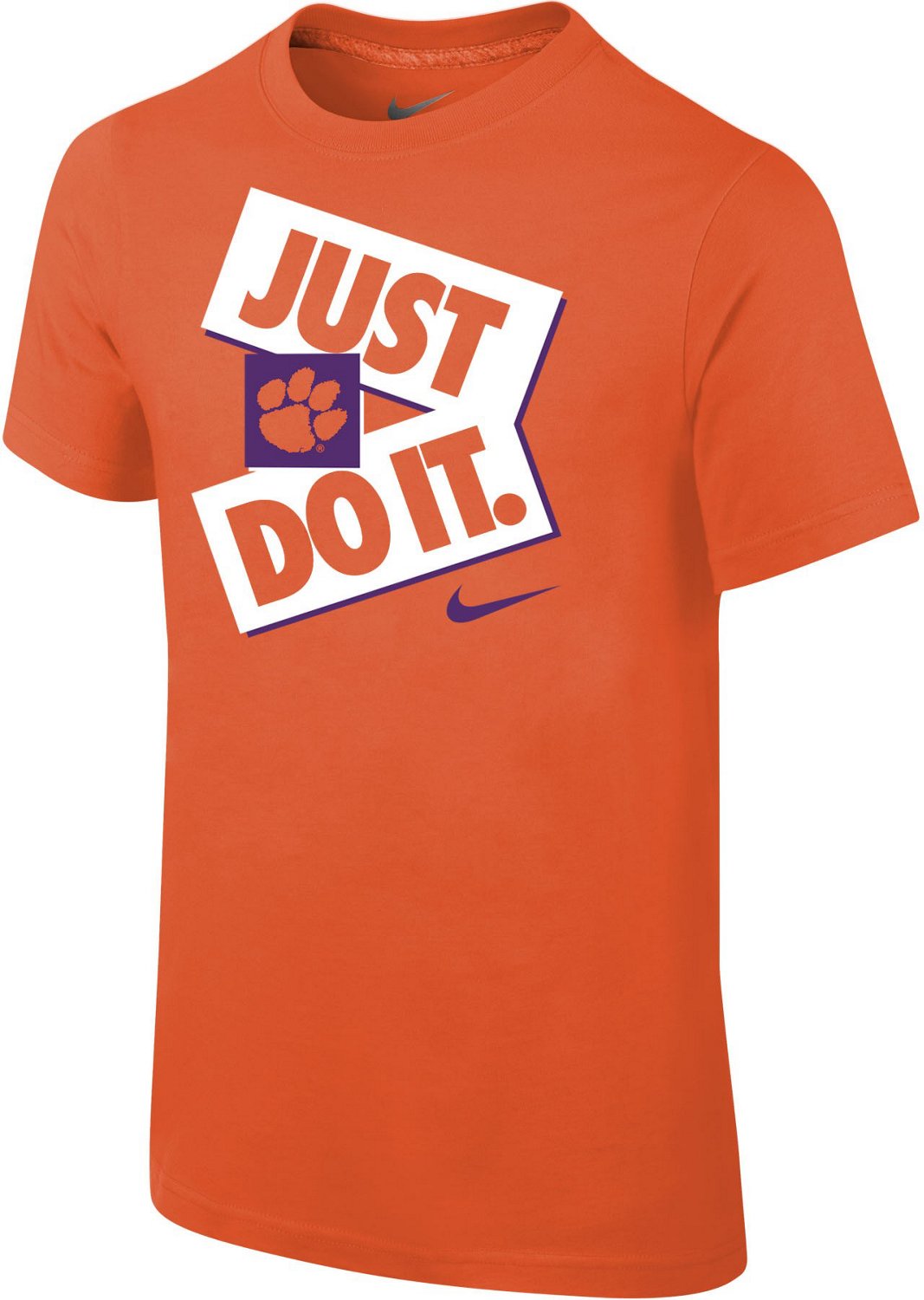Nike Boys' Clemson University Retro Angled Legend T-shirt | Academy