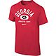 Nike Boys' University Of Georgia Athletic Dept. Core Short Sleeve T-Shirt                                                        - view number 1 image