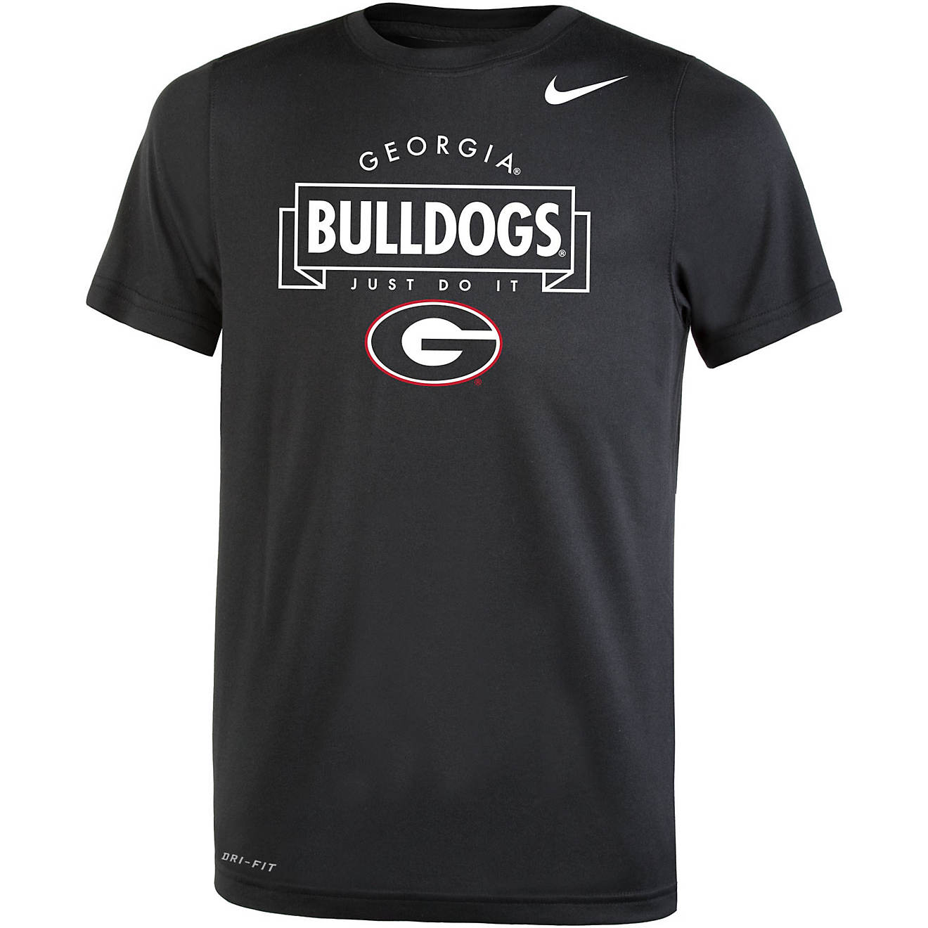 Nike Boys' University Of Georgia Banner Legend Short Sleeve T-shirt                                                              - view number 1
