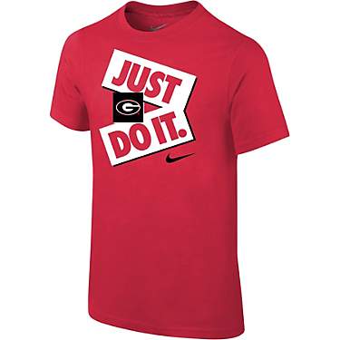 Nike Boys' University Of Georgia Just Do It Core Short Sleeve T-Shirt                                                           