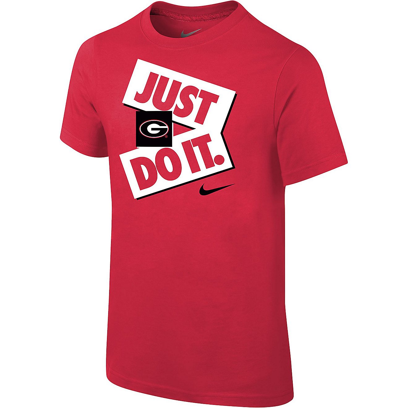 Nike Boys' University Of Georgia Just Do It Core Short Sleeve T-Shirt                                                            - view number 1