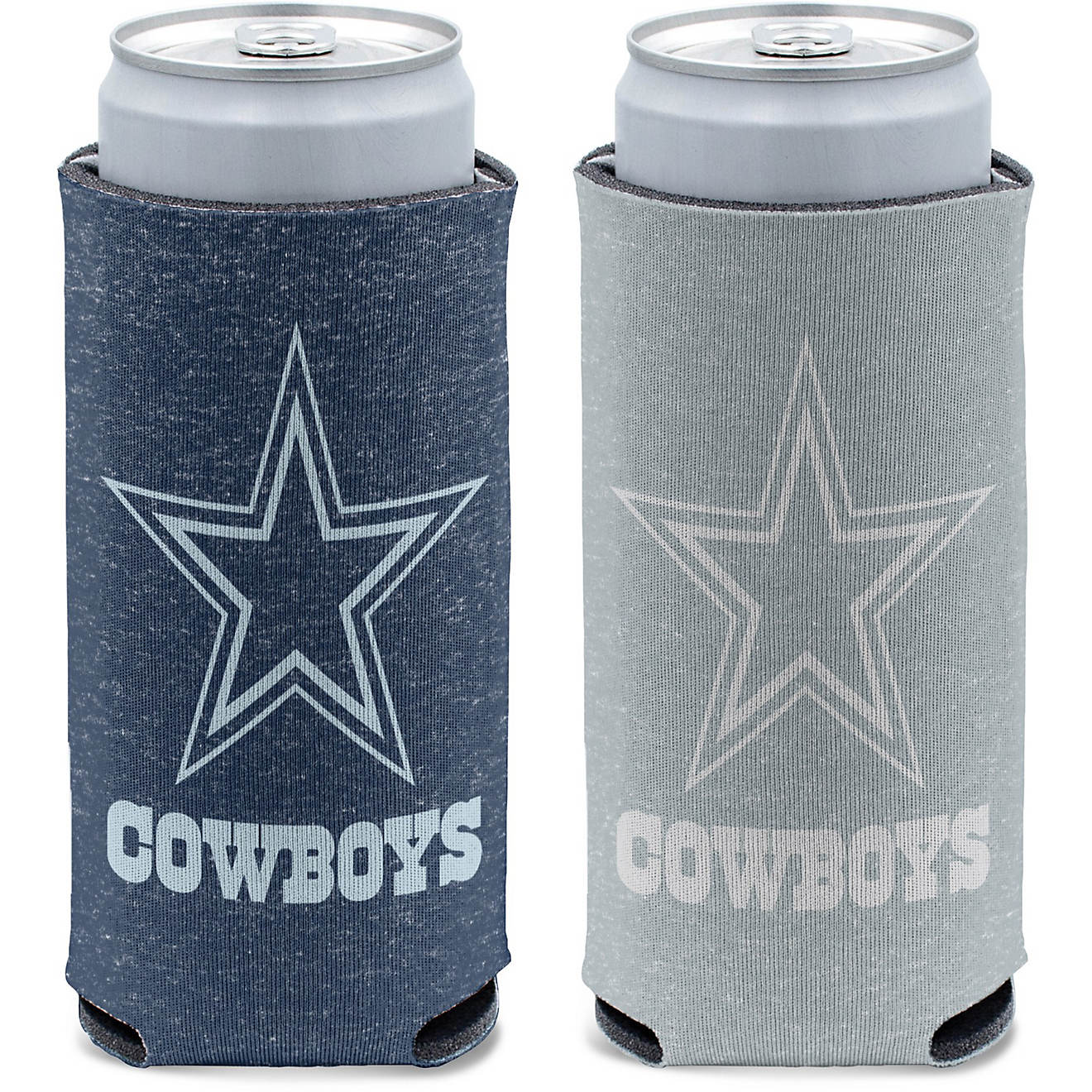 WinCraft Dallas Cowboys Two Tone Heathered Slim Can Cooler                                                                       - view number 1