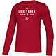 adidas Men's University of Louisiana at Lafayette Amplifier Long Sleeve T-shirt                                                  - view number 1 image