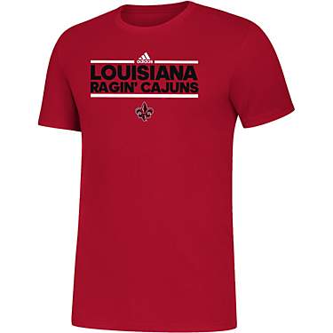 adidas Men's University of Louisiana at Lafayette Amplifier T-shirt                                                             