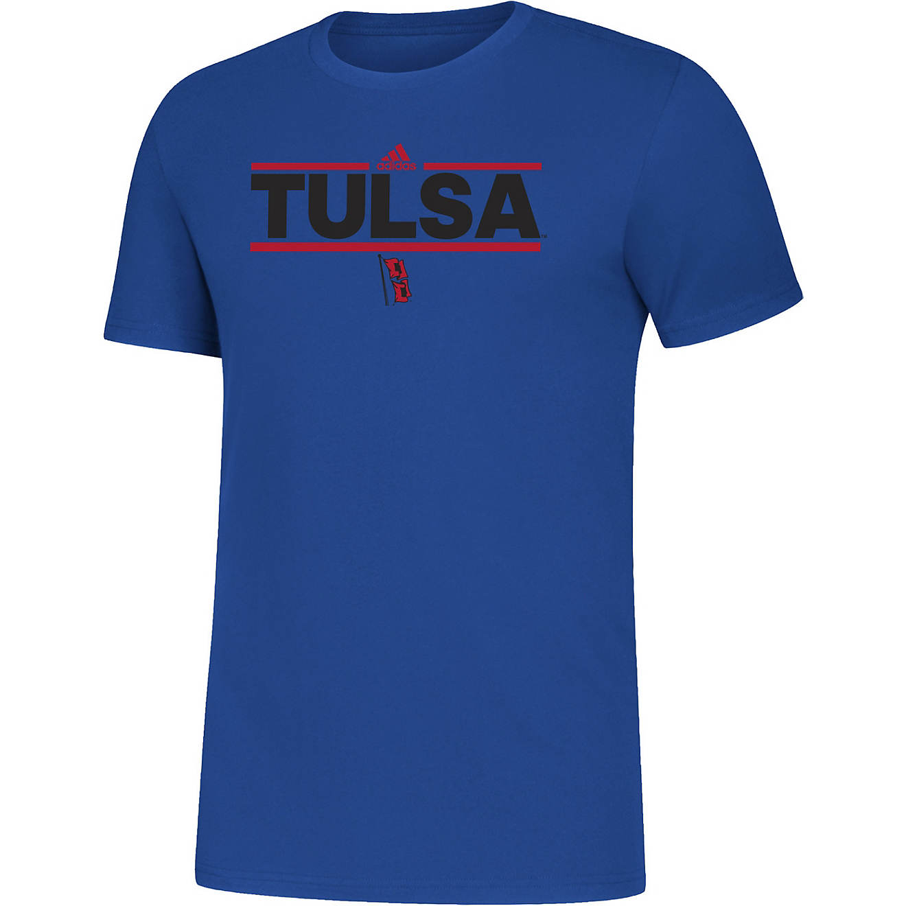 adidas Men's University of Tulsa Amplifier T-shirt                                                                               - view number 1