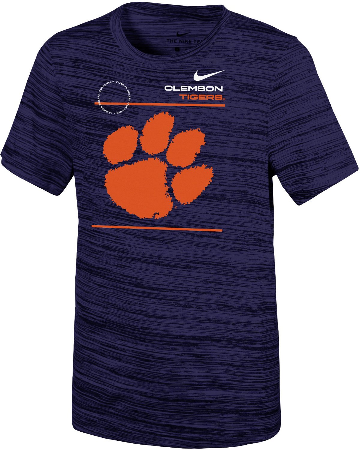 Nike Men's Clemson University Velocity Legend Sideline Tshirt Academy