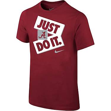 Nike Boys' University Of Alabama Just Do It Core Short Sleeve T-Shirt                                                           