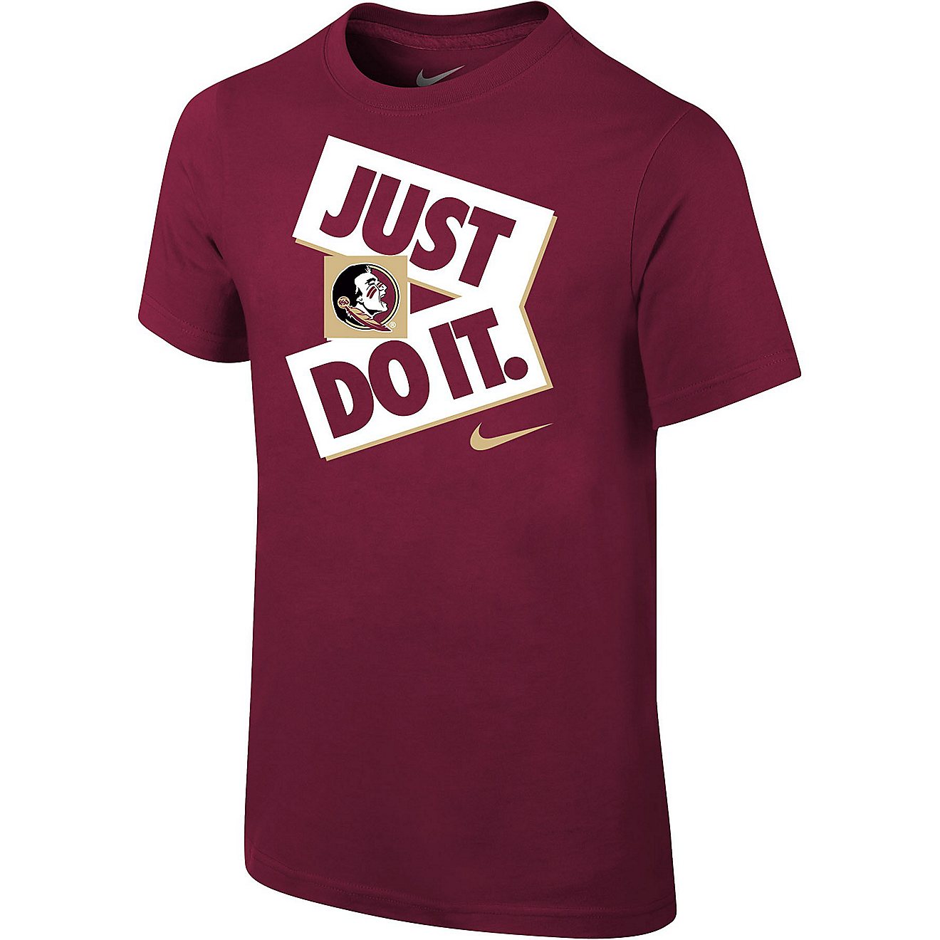 Nike Boys' Florida State University Just Do It Core Short Sleeve T-Shirt                                                         - view number 1