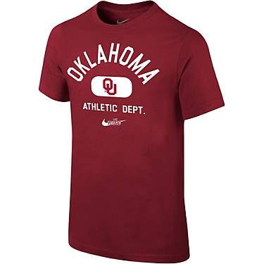 Nike Boys' University Of Oklahoma Athletic Dept. Core Short Sleeve T-shirt                                                      