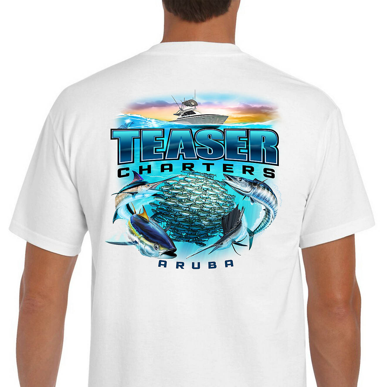 Red Tuna Men’s Teaser Cotton Pocket T-shirt                                                                                    - view number 1