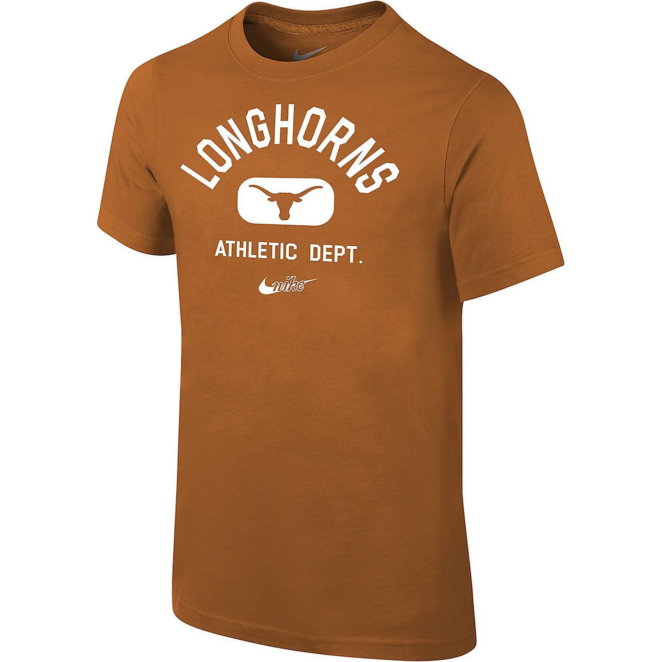 Nike Boys' University Of Texas Athletic Dept. Core Short Sleeve T-shirt ...