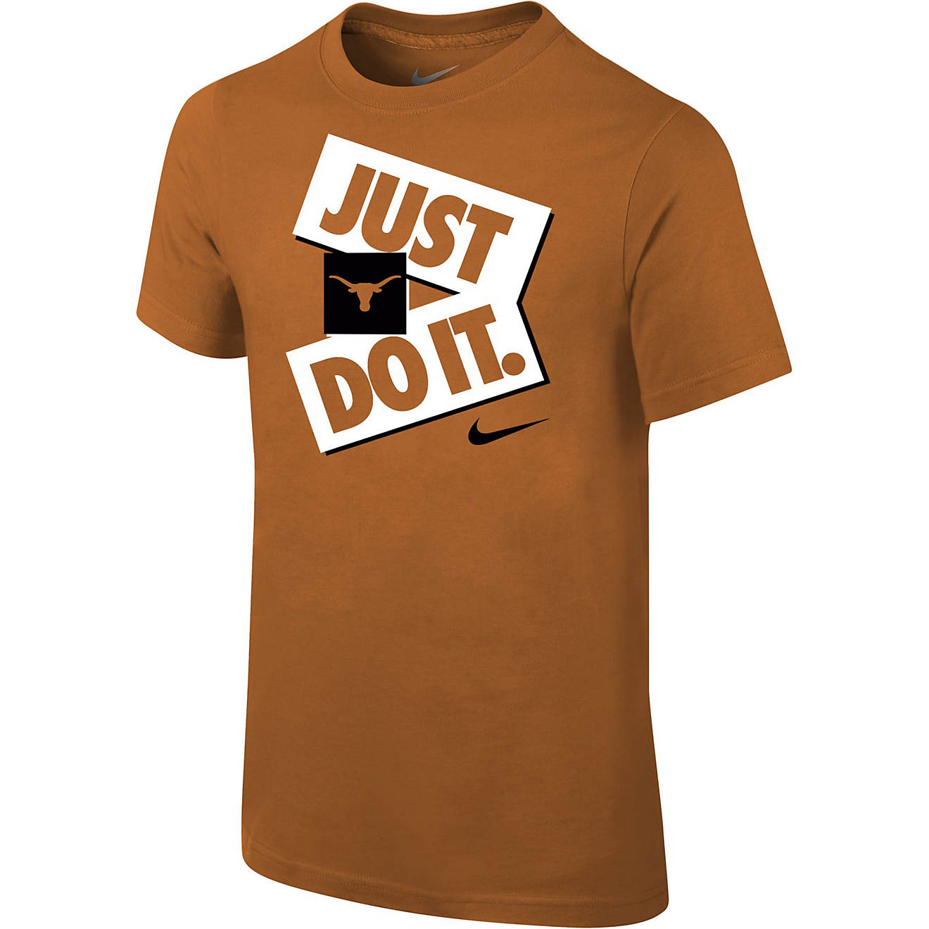 Nike Boys' University Of Texas Just Do It Core Short Sleeve T-Shirt                                                              - view number 1