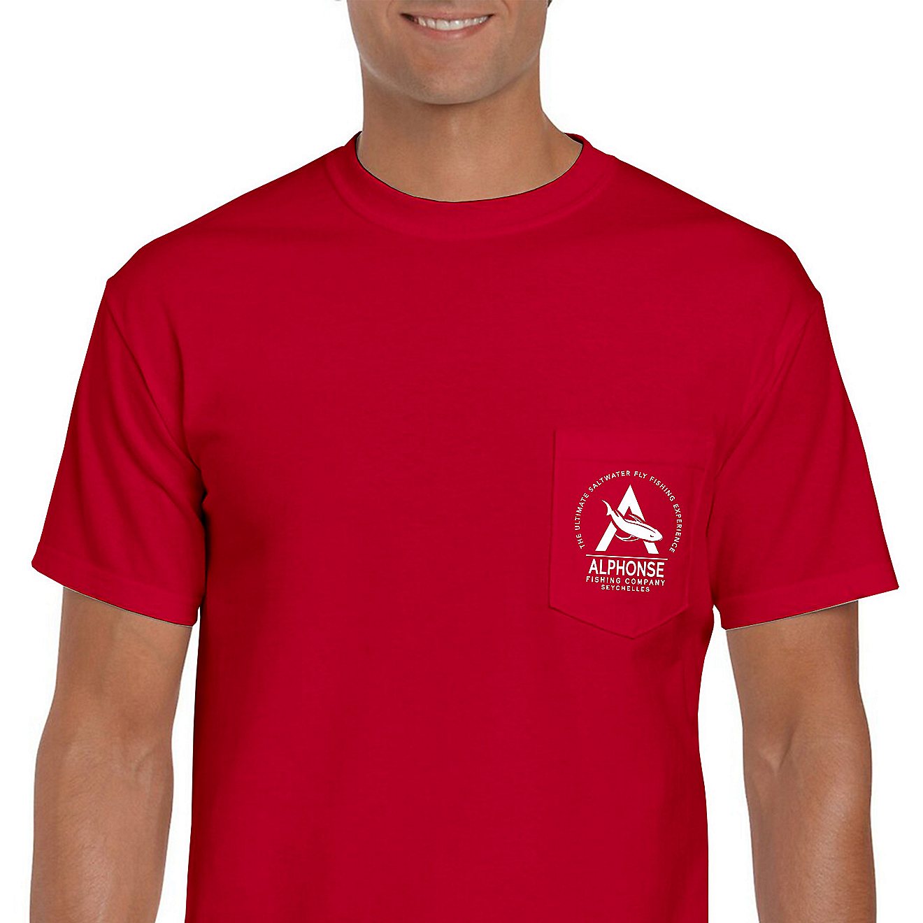 Red Tuna Men's Alphonse Cotton Pocket Short Sleeve T-shirt                                                                       - view number 2
