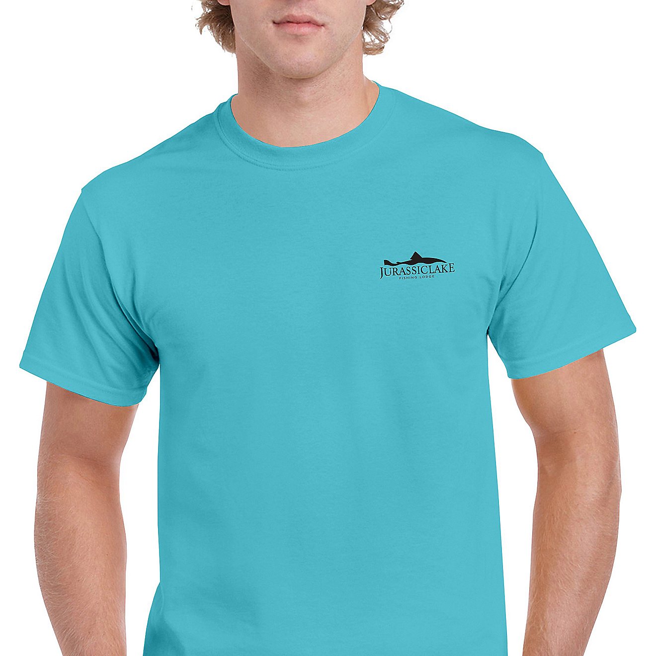 Red Tuna Men's Jurassic Lake Cotton Short Sleeve T-shirt                                                                         - view number 2