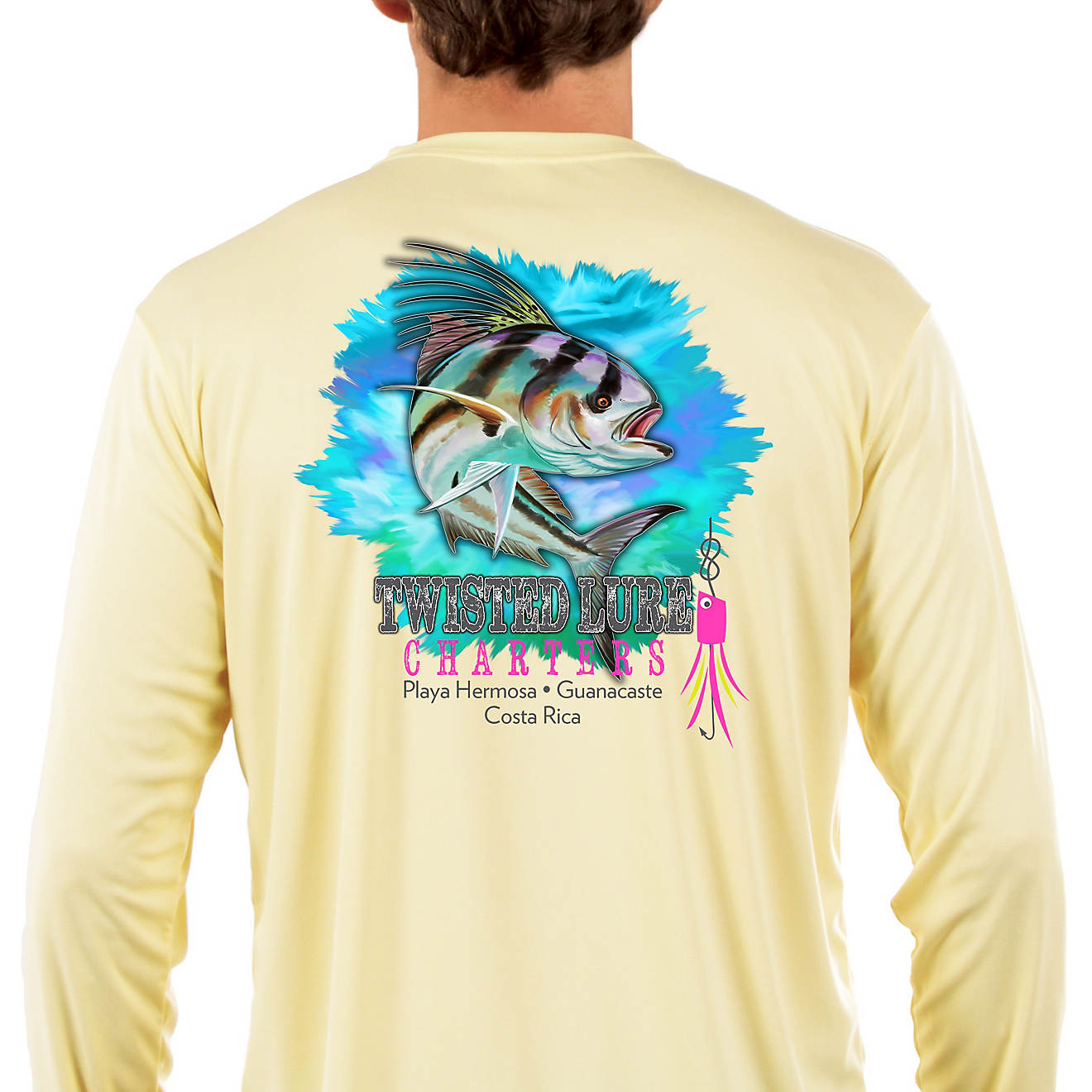 Red Tuna Men's Twisted Lure Performance Long Sleeve T-shirt                                                                      - view number 1