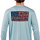 Red Tuna Men’s American Flag Performance Long Sleeve T-shirt                                                                   - view number 1 image