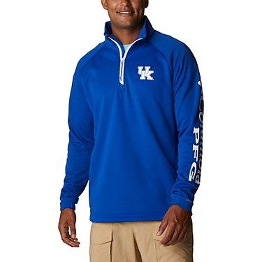 Columbia Sportswear Men's University of Kentucky Terminal Tackle 1/4-Zip Fleece Top