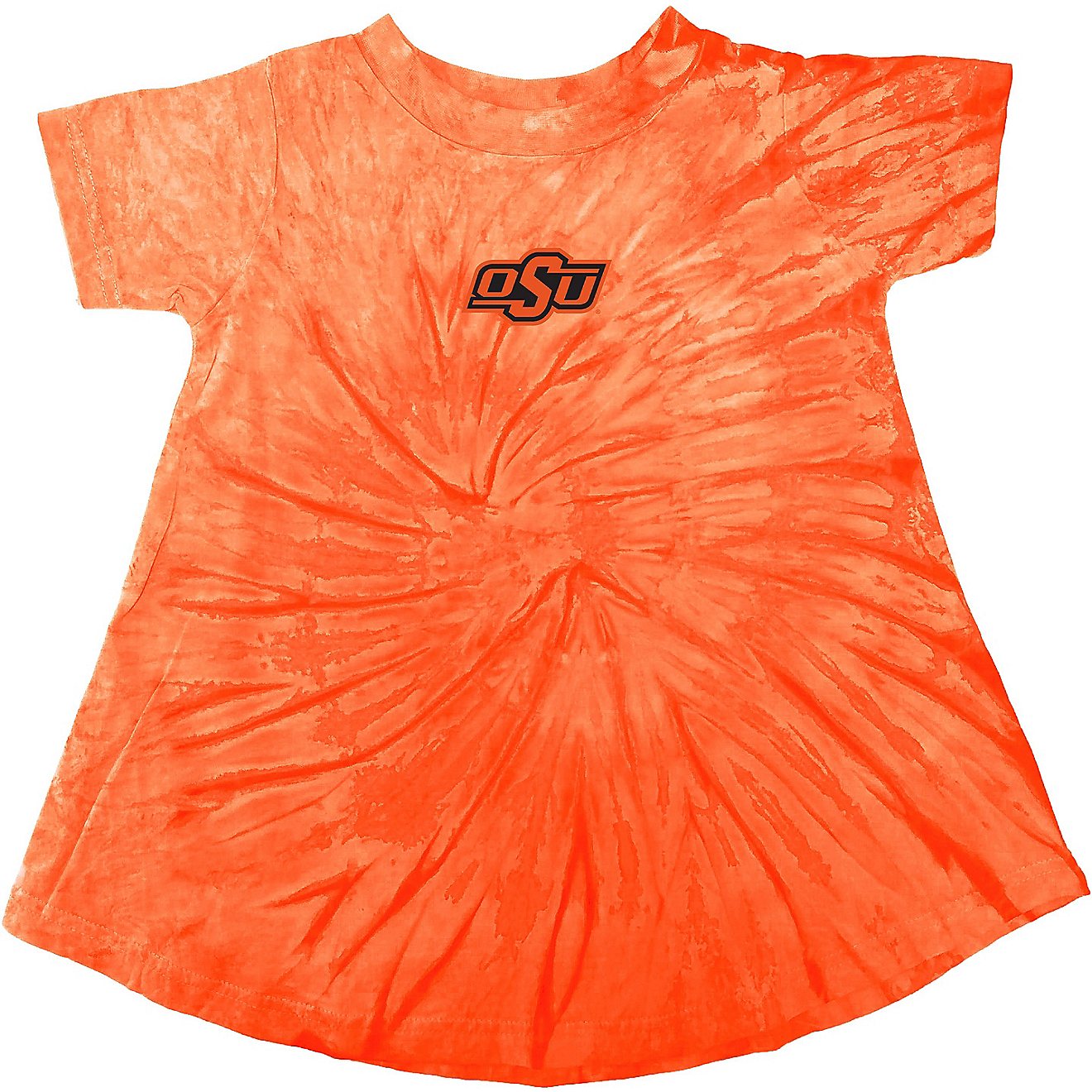 Two Feet Ahead Toddler Girls' Oklahoma State University Tie-Dye Dress                                                            - view number 1