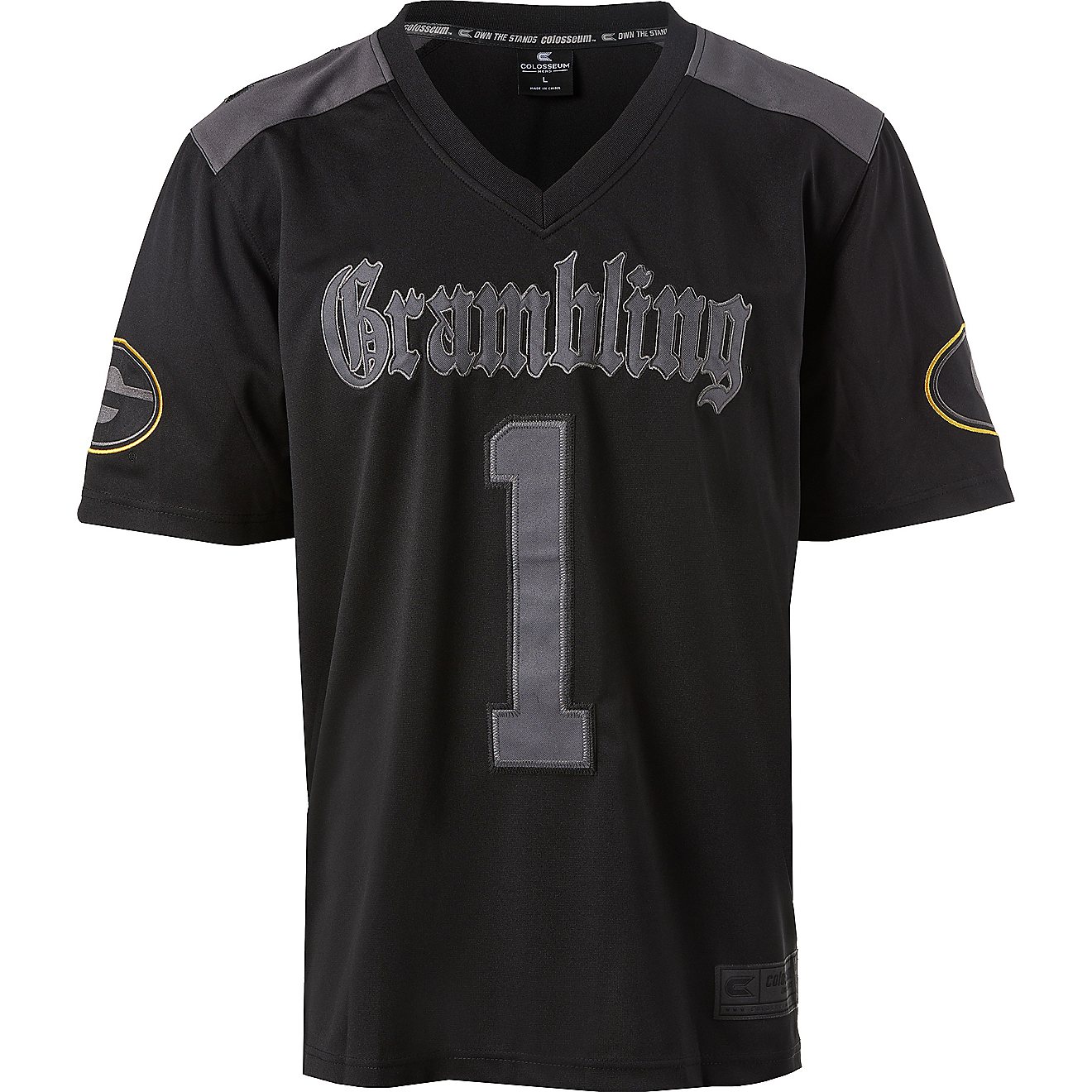Colosseum Athletics Men's Grambling State University Lights Out Football Jersey                                                  - view number 1