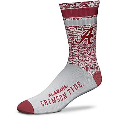 For Bare Feet University of Alabama Retro Deuce Crew Socks                                                                      