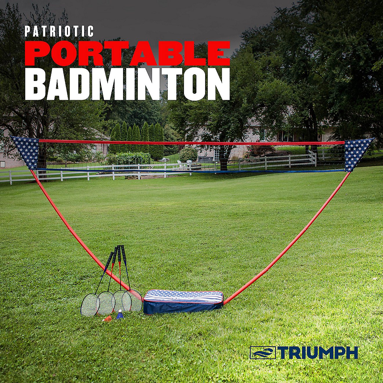 Triumph Patriotic Portable Badminton Set                                                                                         - view number 4