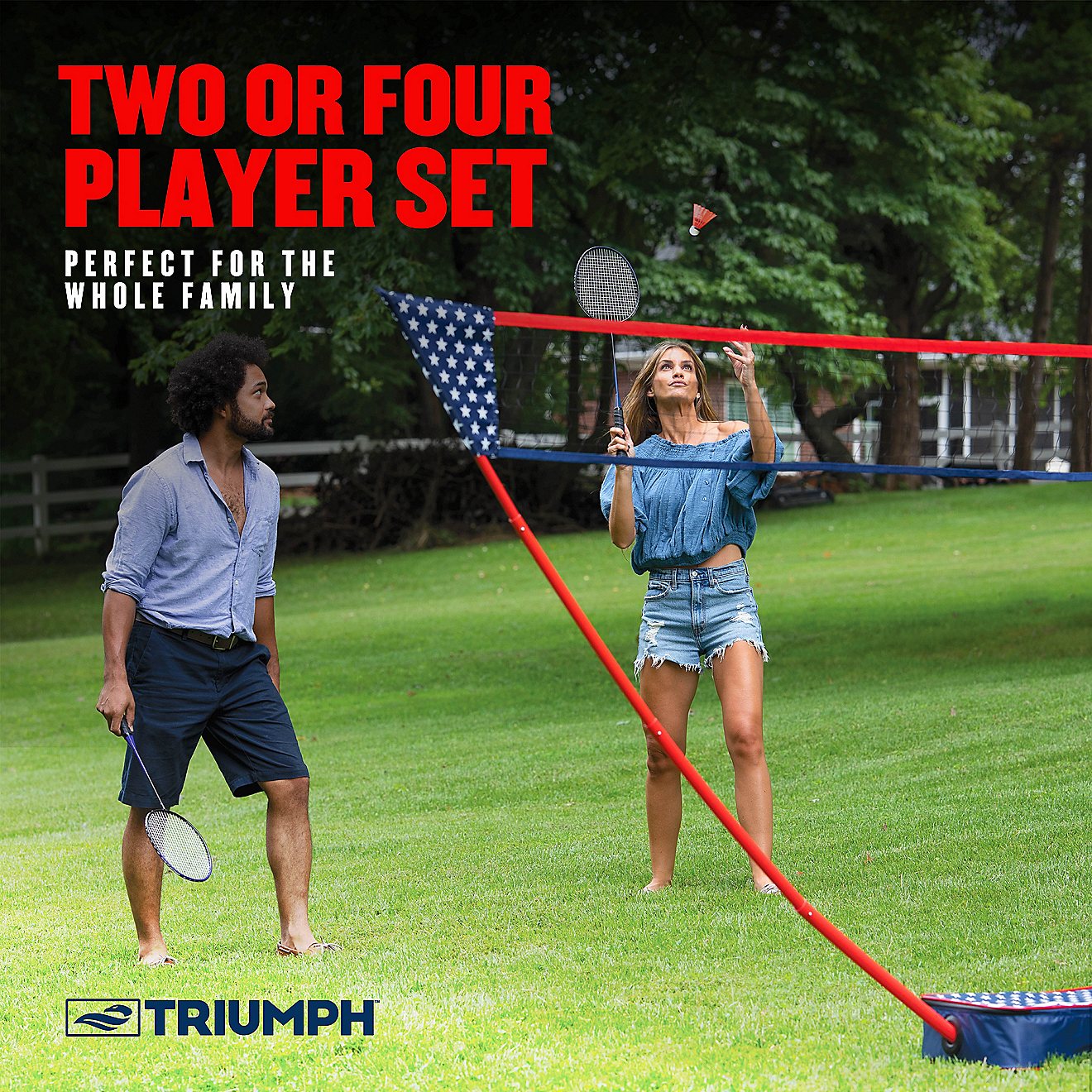 Triumph Patriotic Portable Badminton Set                                                                                         - view number 8
