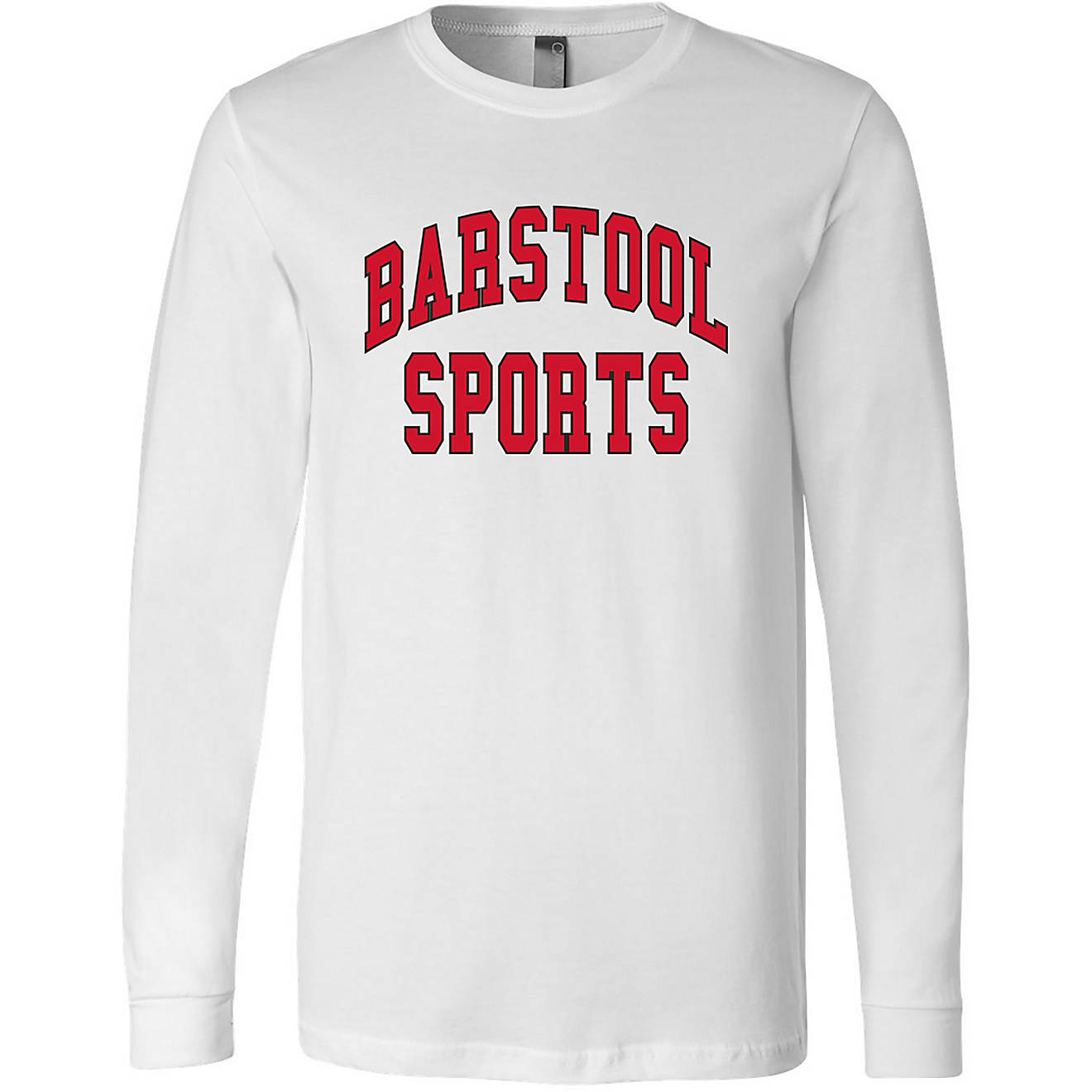Barstool Sports Men's Arched Varsity Graphic Long Sleeve T-shirt                                                                 - view number 1