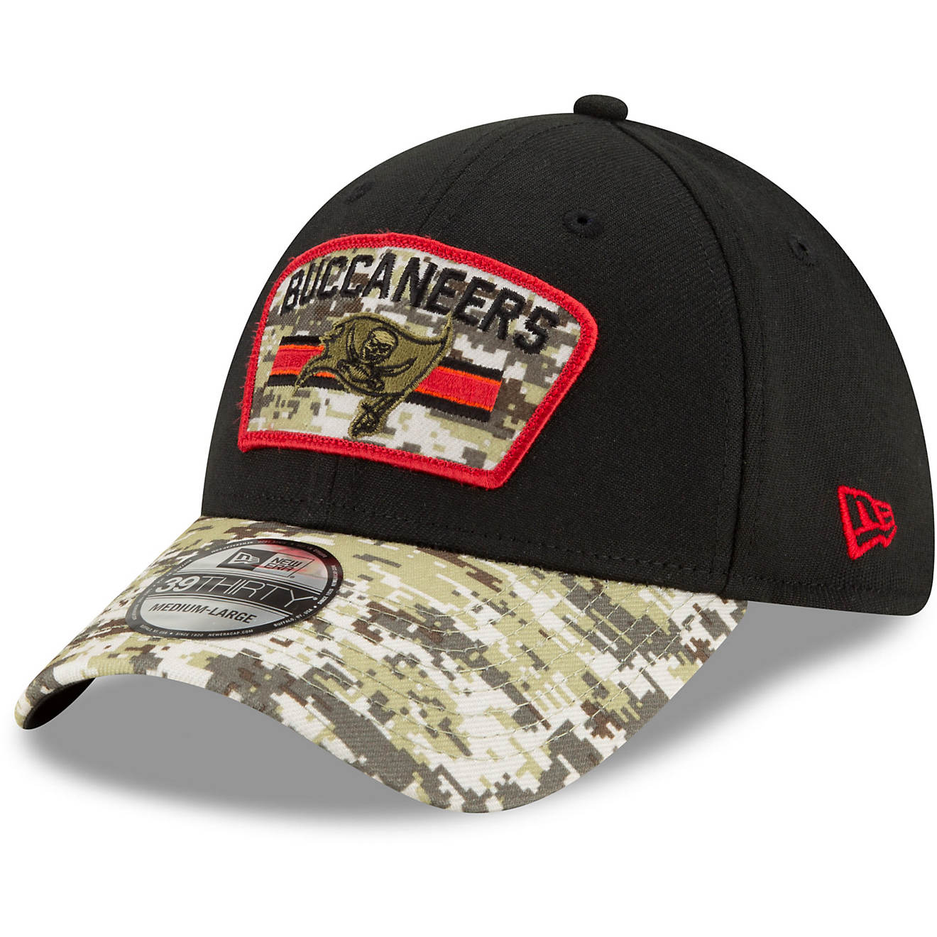 New Era Men's Tampa Bay Buccaneers '21 ONF Salute To Service 39THIRTY Cap                                                        - view number 1