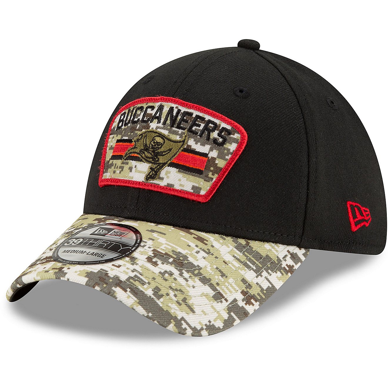 New Era Men's Tampa Bay Buccaneers '21 ONF Salute To Service 39THIRTY Cap                                                        - view number 1