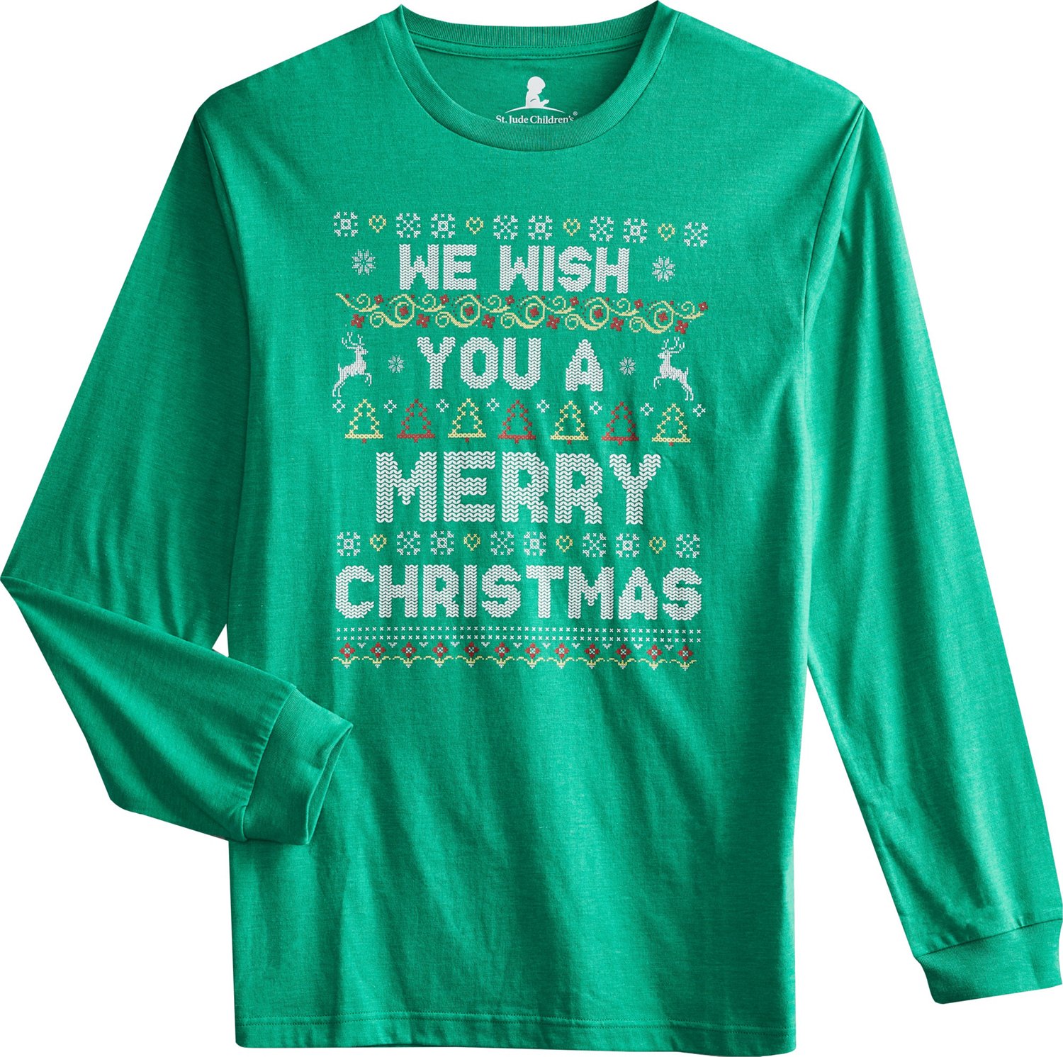 St. Jude Children's Research Hospital Men's We Wish You A Merry