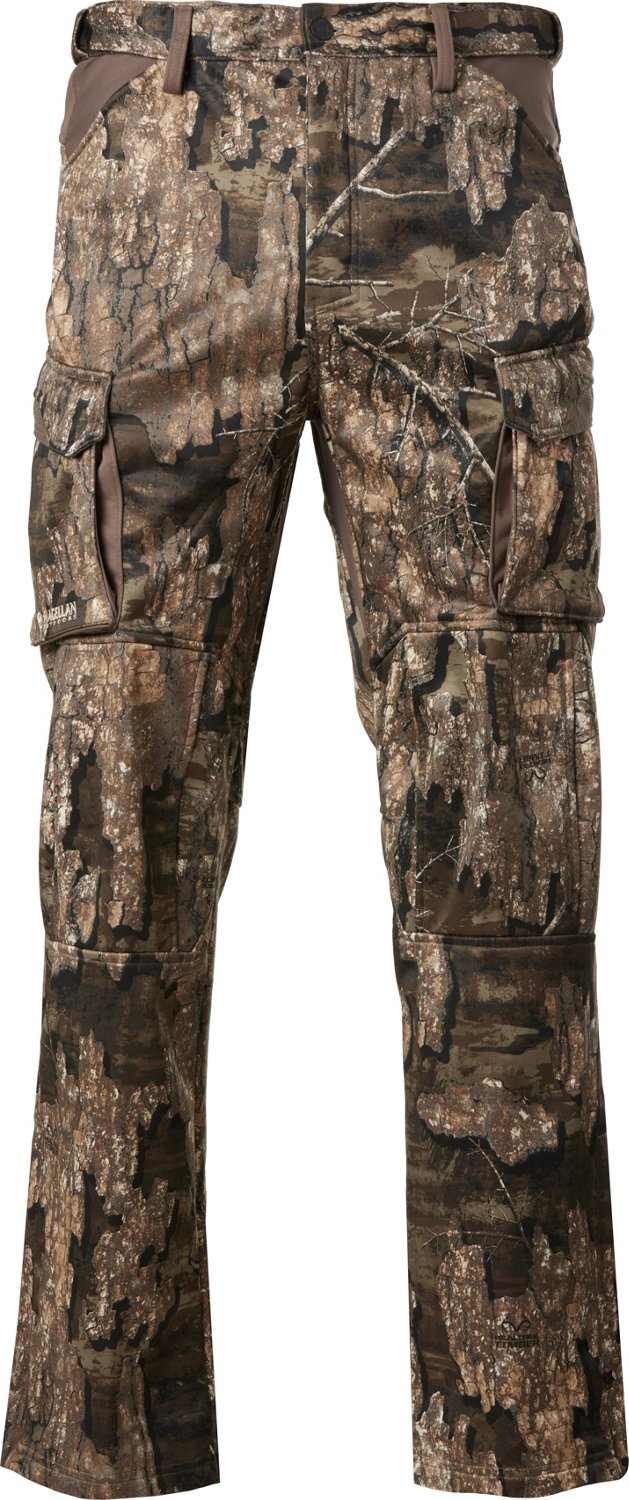Magellan Outdoors Men's Mossy Oak Brush Mesa Softshell Pants Academy