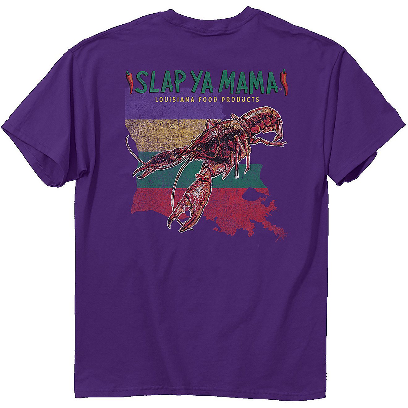 Slap Ya Mama Men's Crawfish Short Sleeve T-Shirt                                                                                 - view number 1