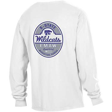 Comfort Wash Men's Kansas State University Bev Label Pocket Long-Sleeve Graphic T-shirt                                         