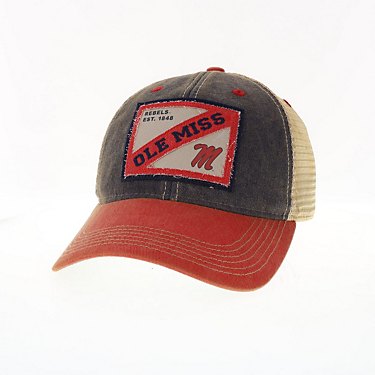 Legacy Sports Men's University of Mississippi Old Favorite Trucker 2Tone Cap