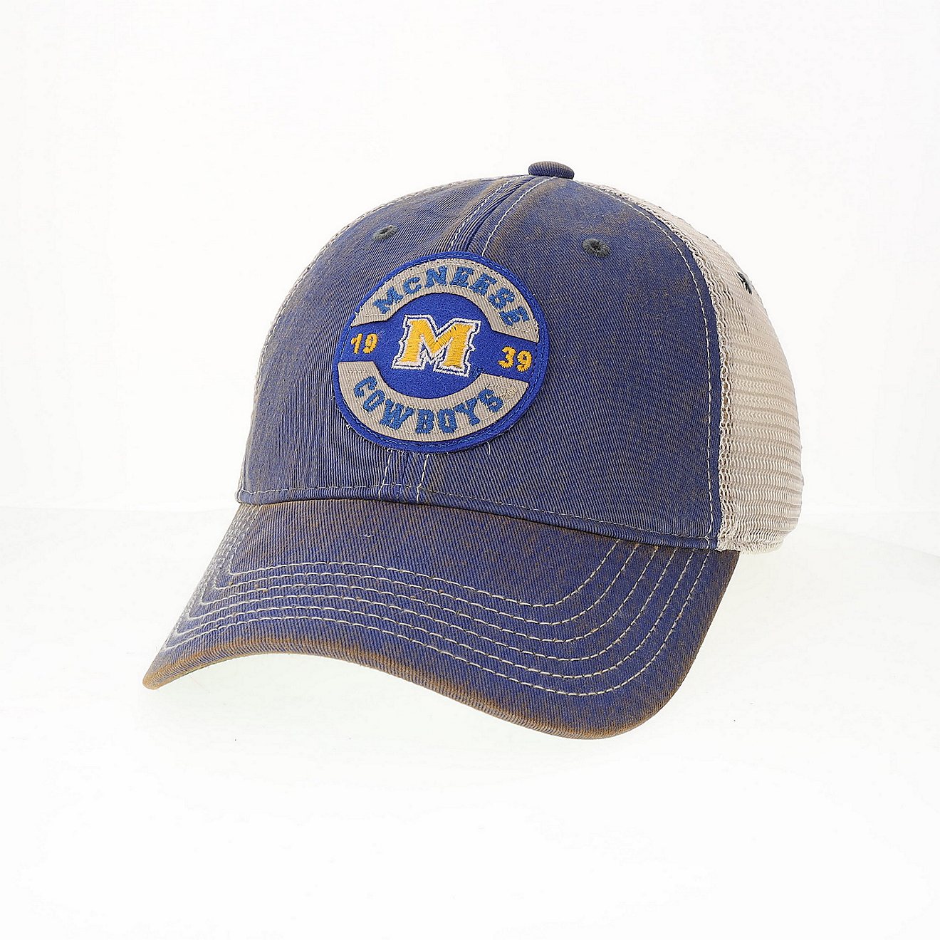 Legacy Men's McNeese State University Old Favorite Trucker Circle Patch Cap                                                      - view number 1