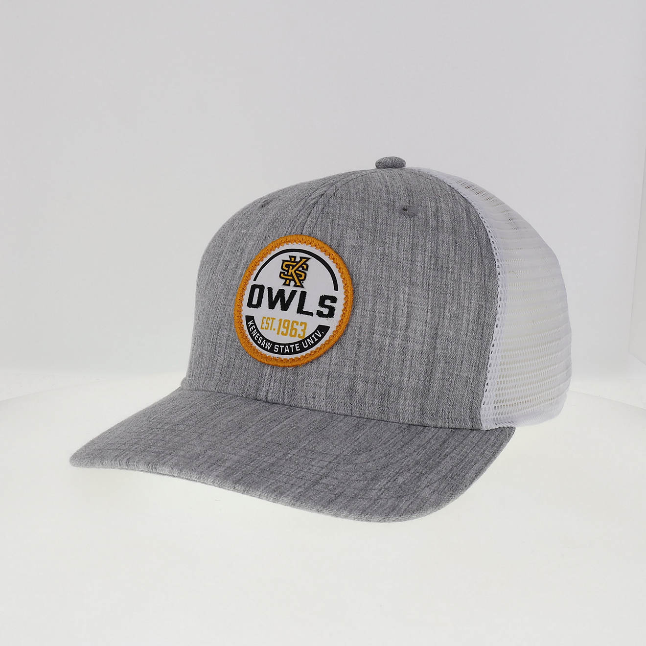 Legacy Adults' Kennesaw State University Mid-Pro Mesh Heathered Snapback Cap                                                     - view number 1