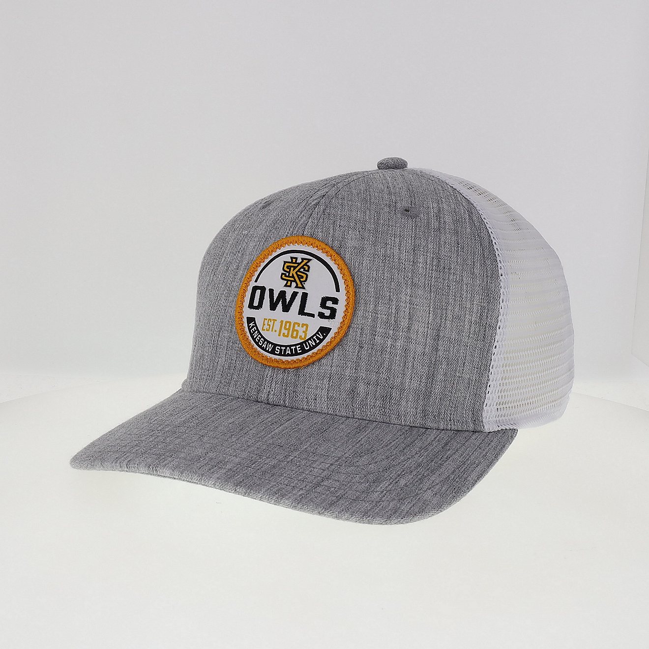 Legacy Adults' Kennesaw State University Mid-Pro Mesh Heathered Snapback Cap                                                     - view number 1