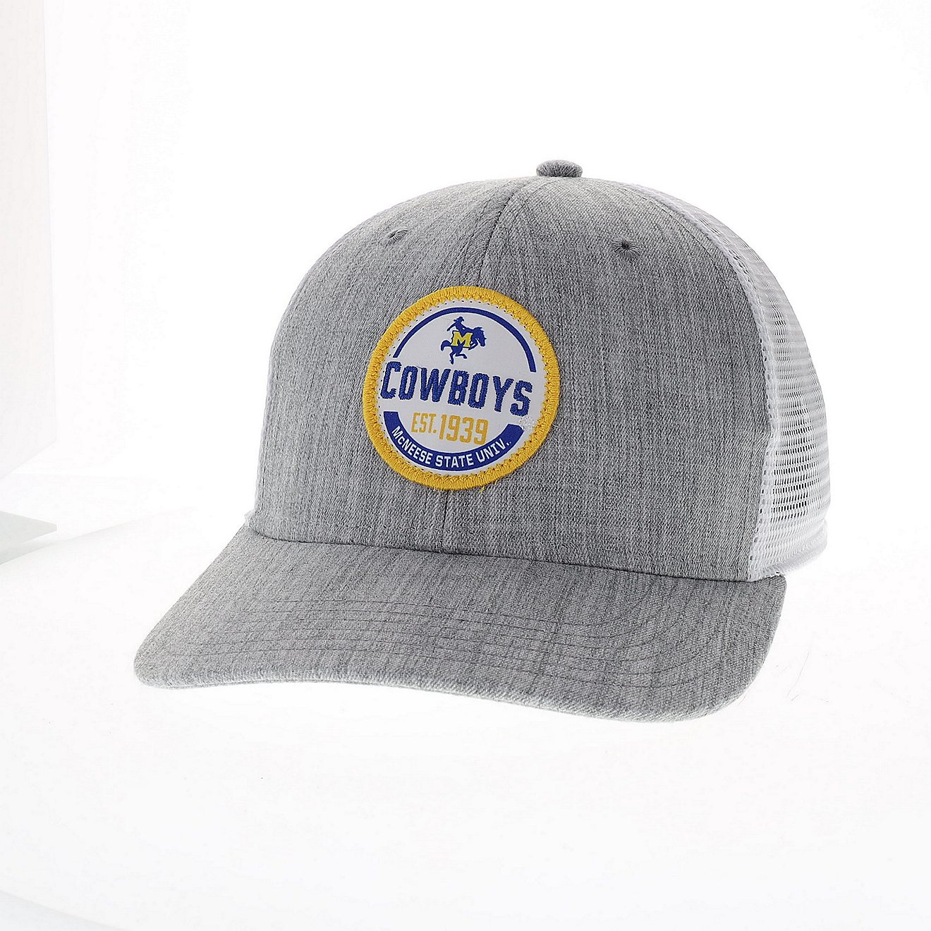 Legacy Adults' McNeese State University Mid-Pro Mesh Heathered Snapback Cap                                                      - view number 1
