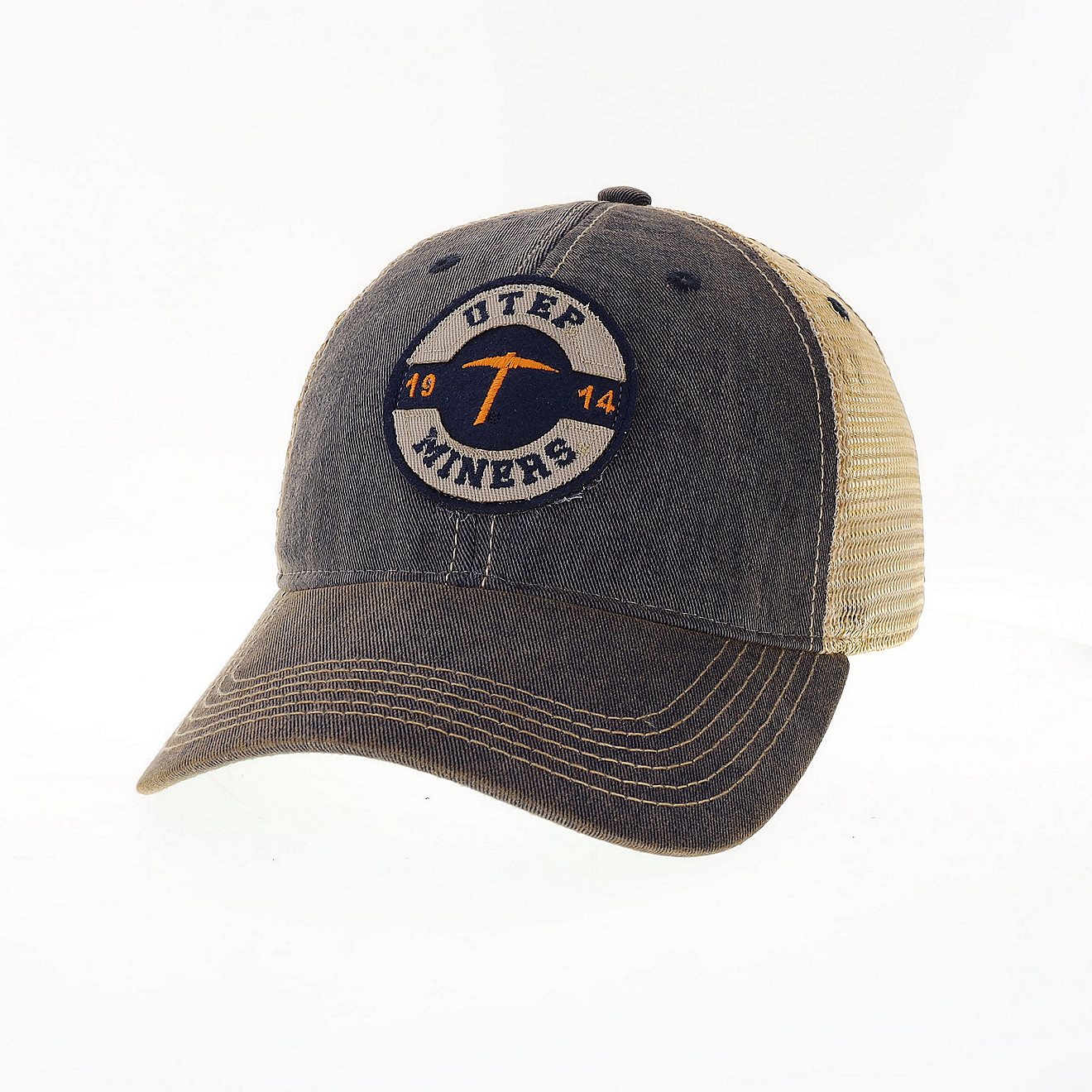 Legacy Men's University of Texas at El Paso Old Favorite Trucker Circle Patch Cap                                                - view number 1