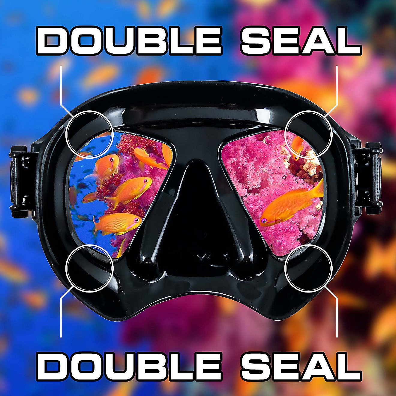 Reef Youth Tourer Single Window Mask And Snorkel Set                                                                             - view number 4