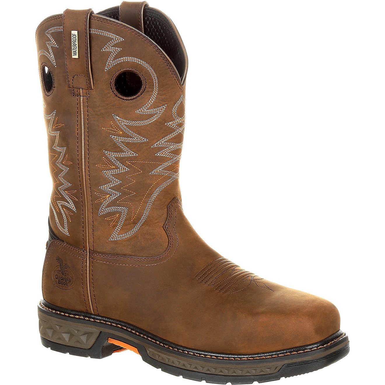 Georgia Men's Carbo-Tex Alloy Toe Pull On Boots                                                                                  - view number 3