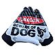 Battle Adults' Beware of Dog Football Gloves                                                                                     - view number 3 image