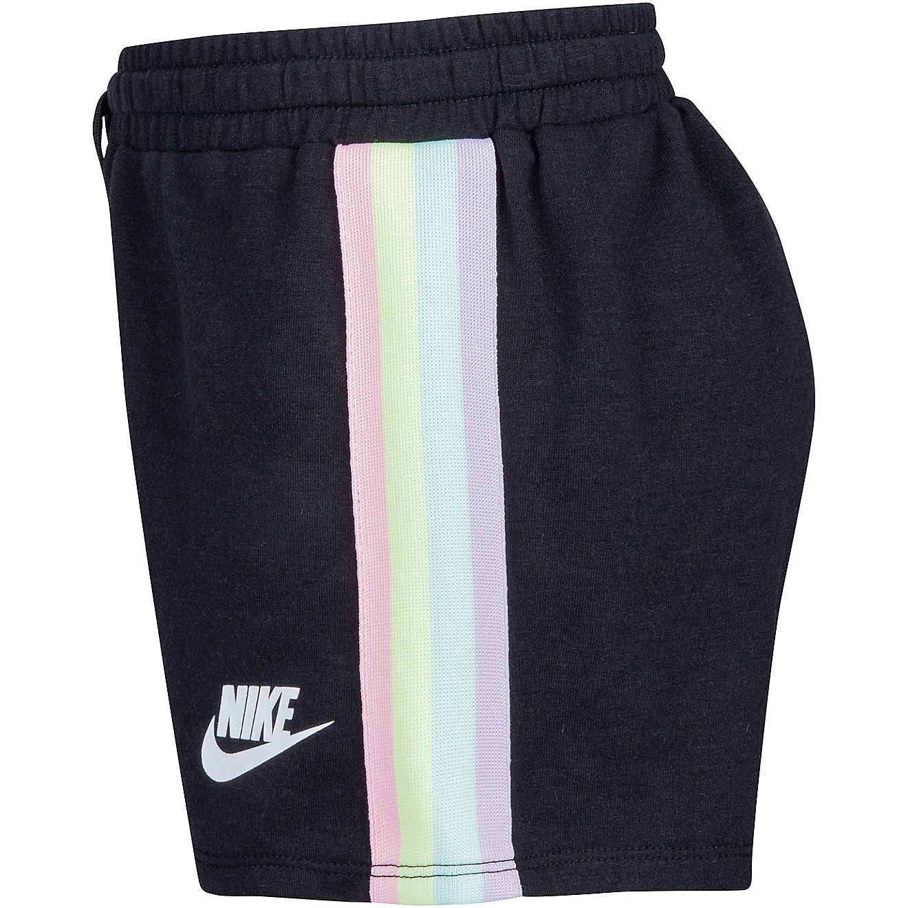 Nike Girls' Wild Flower French Terry Shorts                                                                                      - view number 2