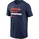 Nike Men's Astros 2021 MLB ALCS Champs Short Sleeve T-shirt                                                                      - view number 1 image