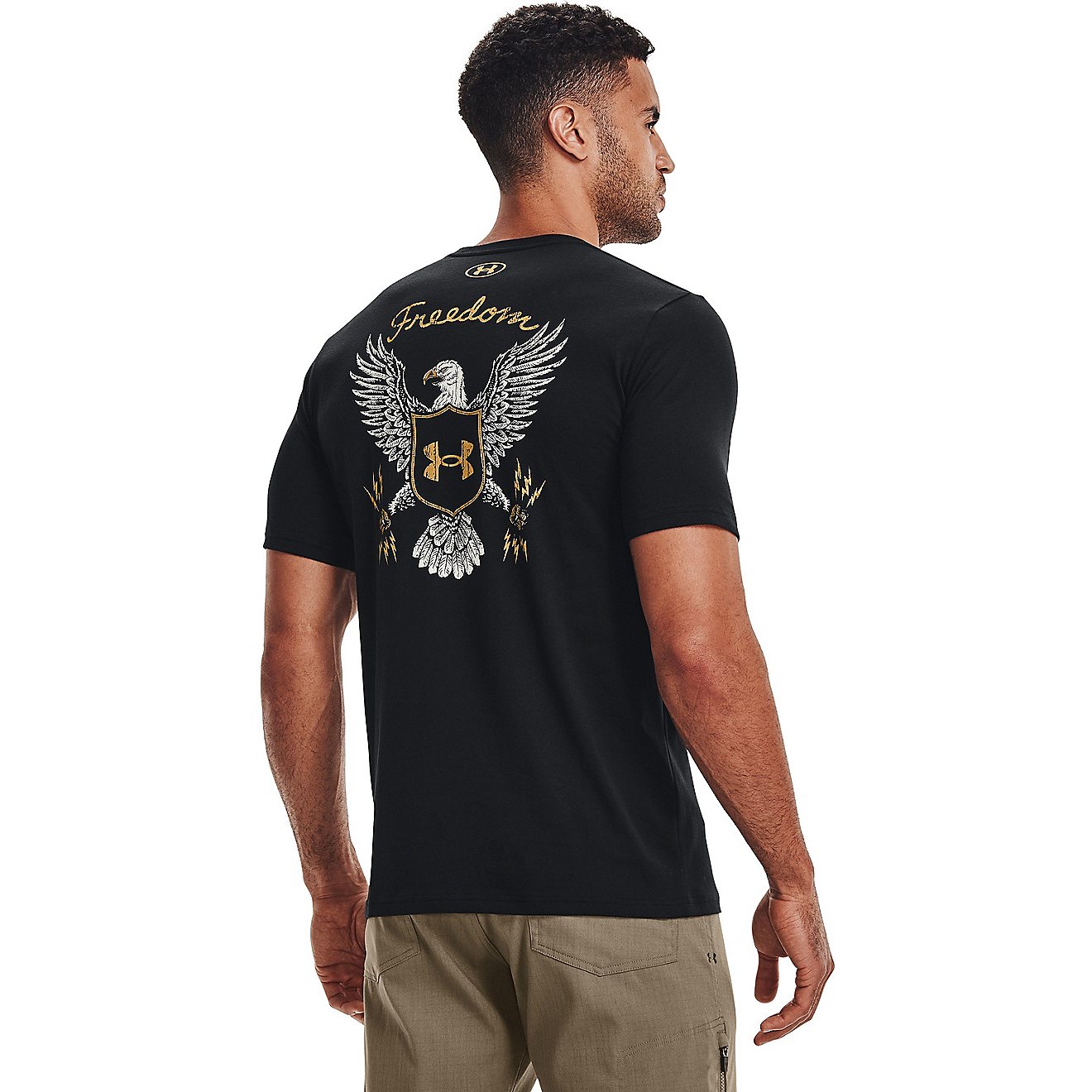 Under Armour Men's New Freedom Eagle Short Sleeve T-shirt                                                                        - view number 2
