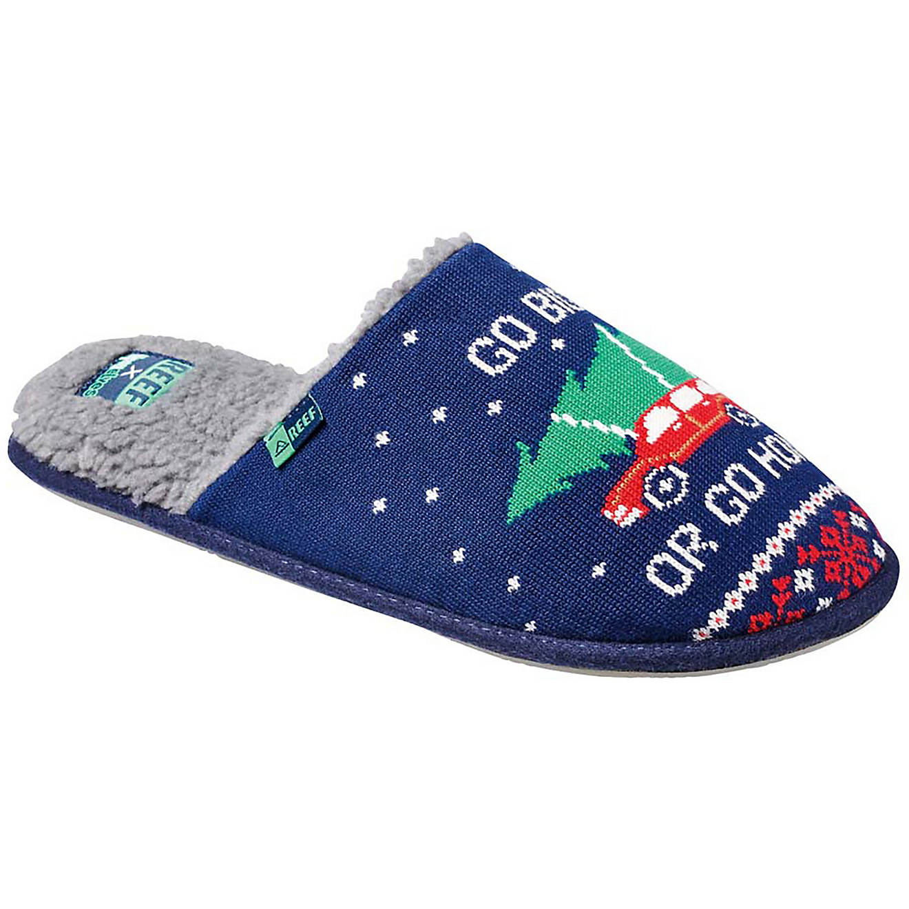 Reef X Tipsy Elves Go Big or Go Home Slippers                                                                                    - view number 1