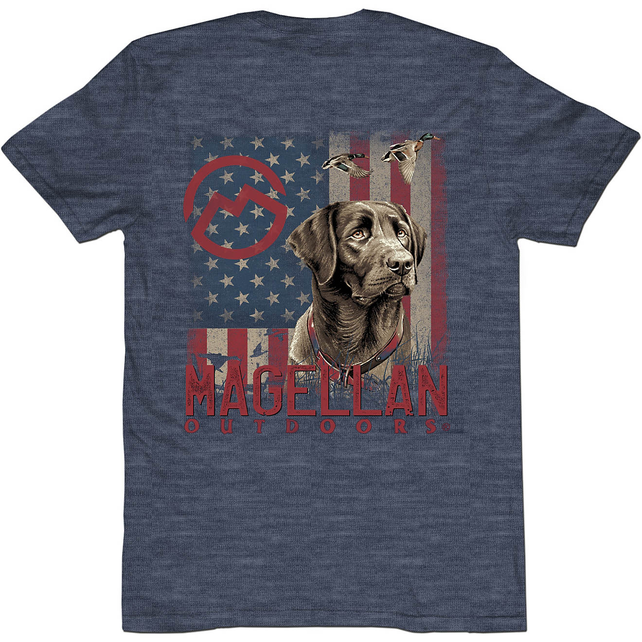 Magellan Outdoors Men's USA Flag Lab Graphic Short Sleeve T-shirt                                                                - view number 1
