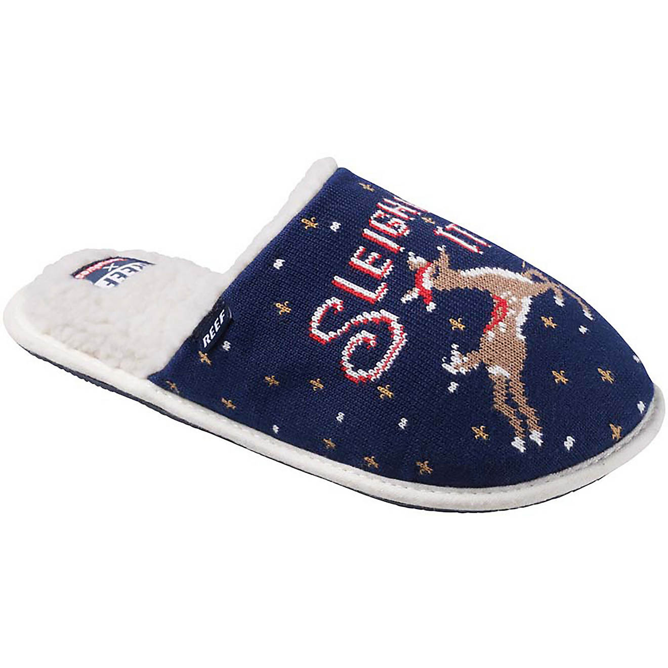 Reef Women's X Tipsy Elves Sleighin' It Slippers                                                                                 - view number 1
