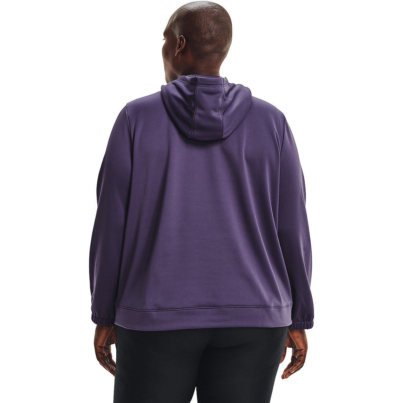 Under Armour Women's Armour Fleece Floral Silicone Big Logo Hoodie                                                               - view number 2