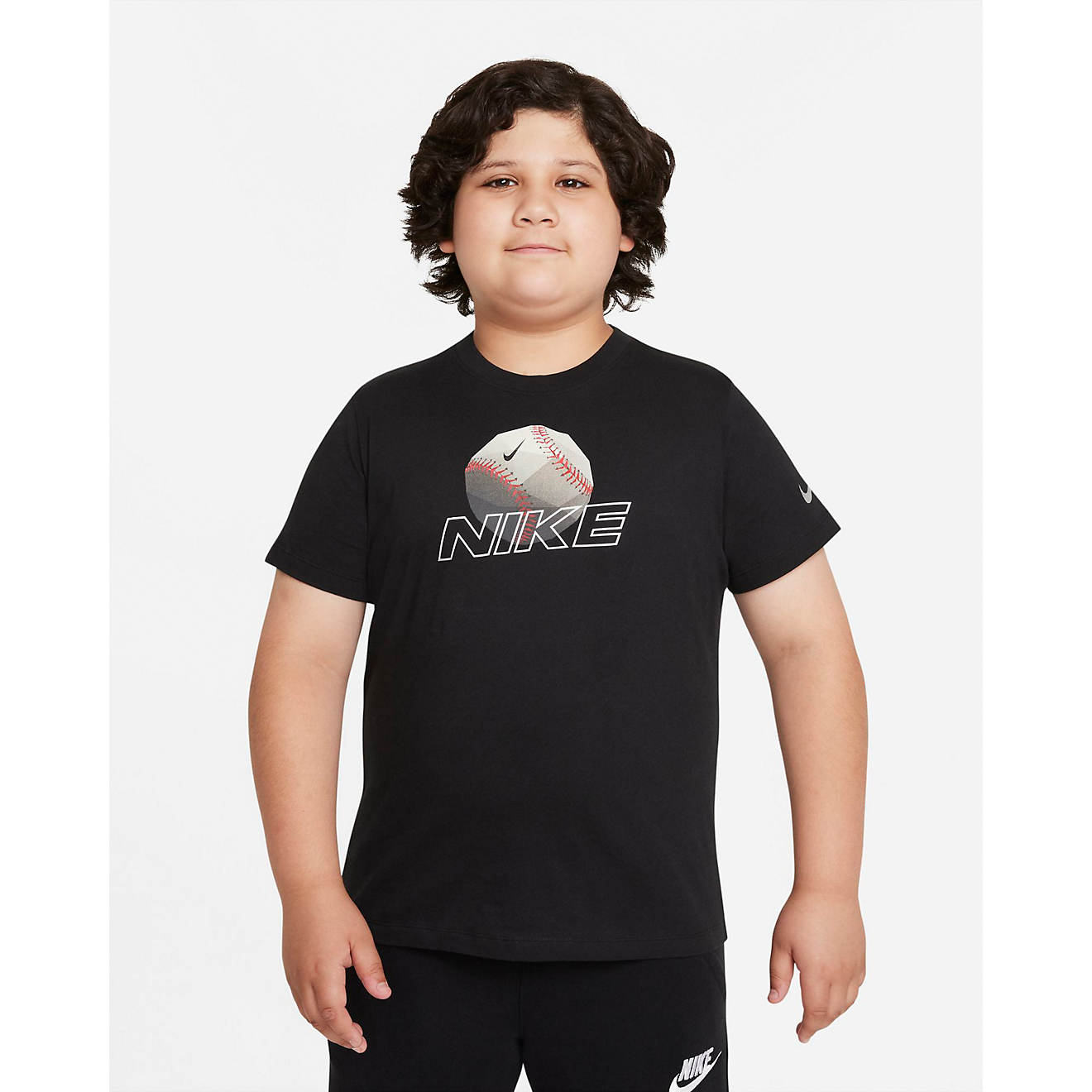 Nike Boys' Nike Sportswear Baseball Husky Short Sleeve T-shirt                                                                   - view number 1
